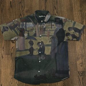 Graphics dark tone shirt